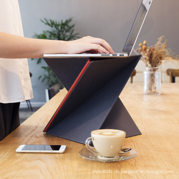 S-Sized Flat Folding Standing Desk Unterstützung mit einem Twist für Laptop PC Notebook Computer